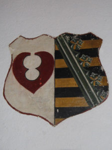 Wappen aus Holz
