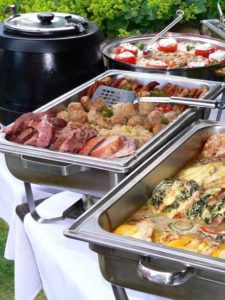 Partyservice Catering warmes Buffet